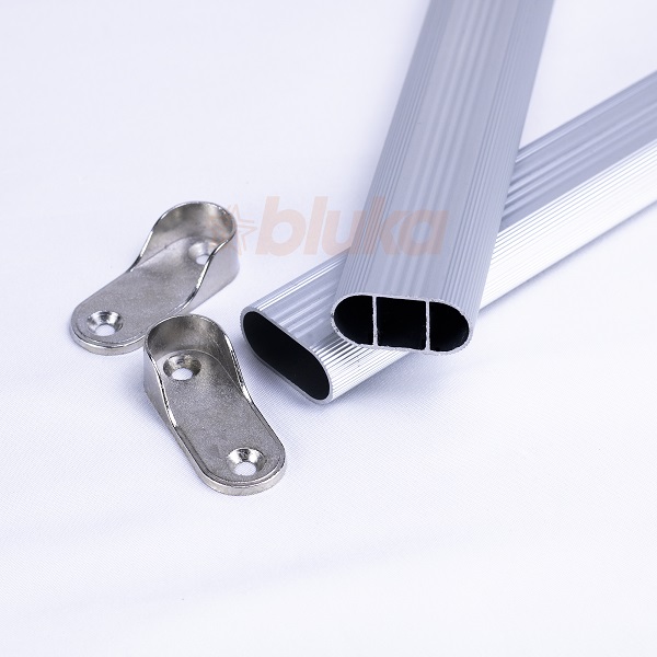 Thanh nhôm suốt treo quần áo